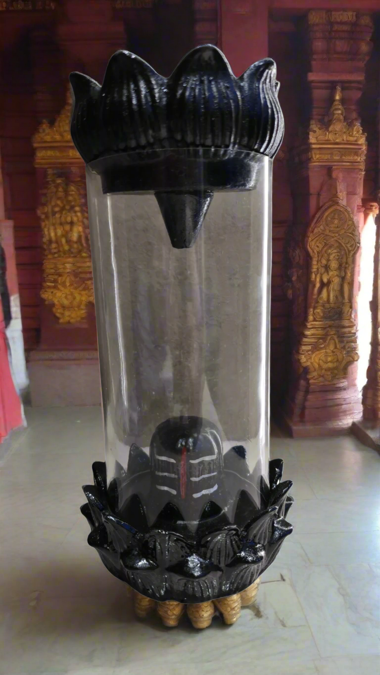 Shivling Smoke Fountain| Backflow Incense Burner With 60 pieces Free Backflow Incense Dhoop