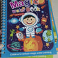 Kid's Reusable Magical Water Painting Practice Book(Set Of 6)